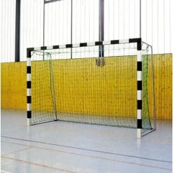 Sport-Thieme Handballtor In Bodenhülsen Stehend Mit Anklappbaren Netzbügeln, 3x2 M