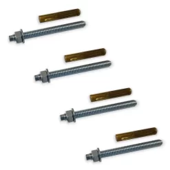 Funtec Befestigungs-Set Für Beachvolleyball Bodenhüslsen