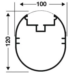 Sport-Thieme Großfeld-Fußballtor "Kompakt Plus", In Bodenhülsen Stehend, Weiß Einbrennlackiert -Ballsport-Discounter 257 7106 4