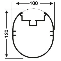 Sport-Thieme Großfeld-Fußballtor "Kompakt Plus", Weiß Einbrennlackiert, Transportabel -Ballsport-Discounter 257 7207 4