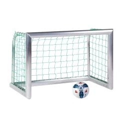 Sport-Thieme Mini-Fußballtor "Professional Kompakt", Alu-Naturblank
