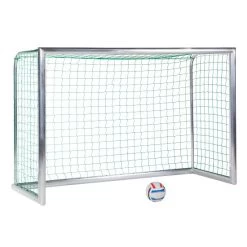 Sport-Thieme Mini-Fußballtor "Professional Kompakt", Alu-Naturblank -Ballsport-Discounter 258 4283