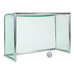 Sport-Thieme Mini-Fußballtor "Professional Kompakt", Alu-Naturblank -Ballsport-Discounter 258 4296